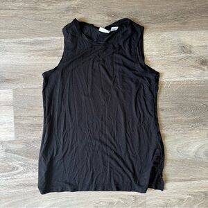 Kenar Basic Black Sleeveless Tank Top